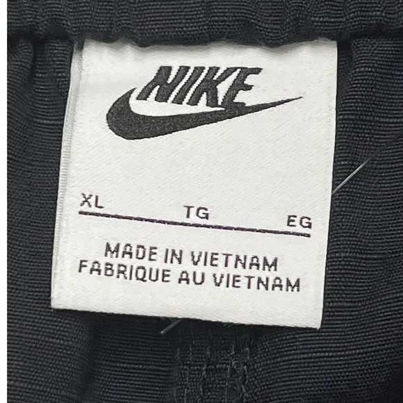 Nike Cargo Pants Mens XL Black Loose Fit Straight Leg Ripstop NWT - Picture 2 of 13